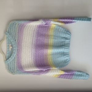 Pastel knit sweater